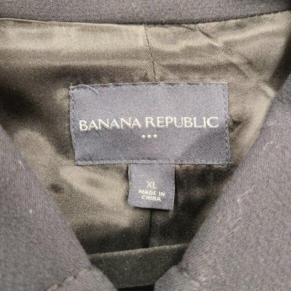 Banana Republic Jacket Tan & Black Colorblock Size XL Button Front Career Blazer - Picture 3 of 4